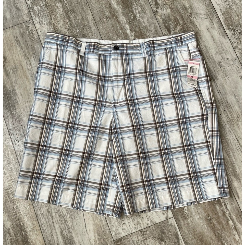 Club Room Men's Cotton Short Size 40 Waist‎ Navy Blue NWT